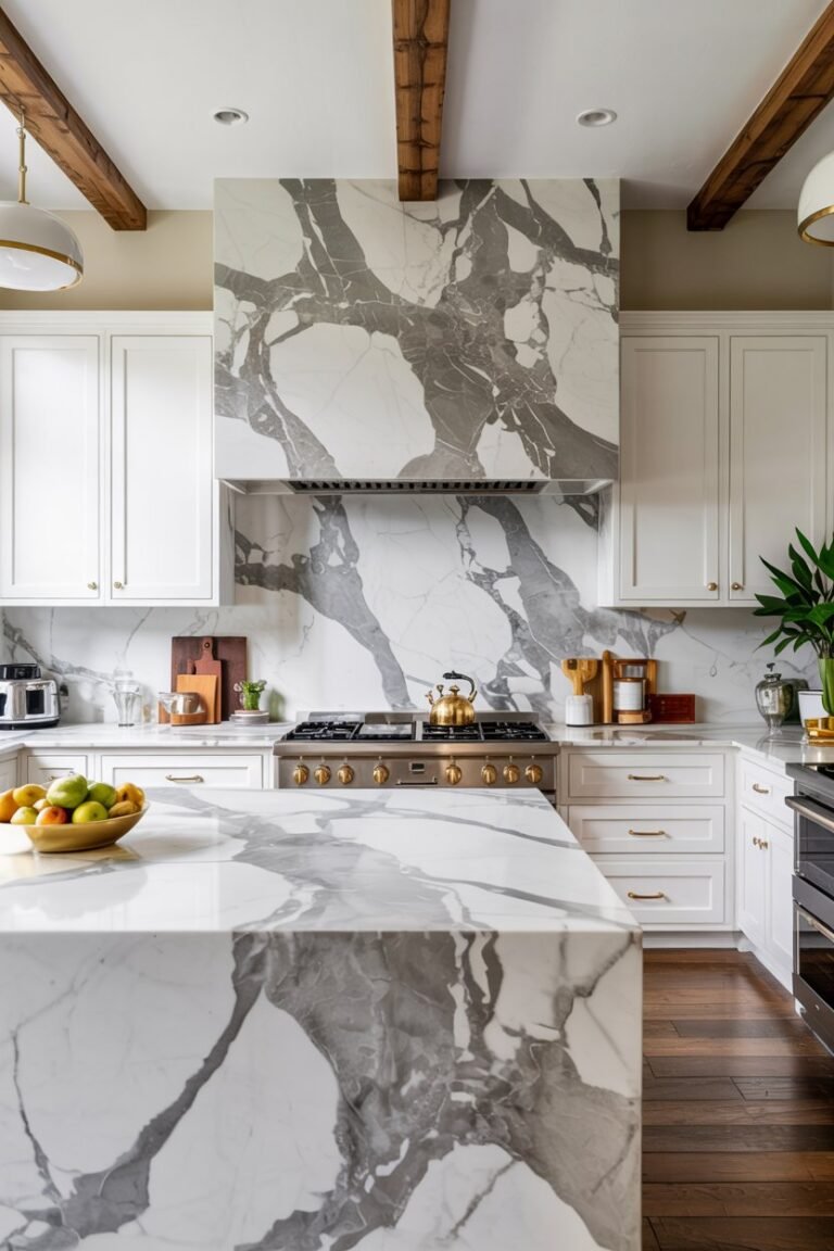 18 Stunning White Kitchen Countertop Ideas That Will Transform Your Space