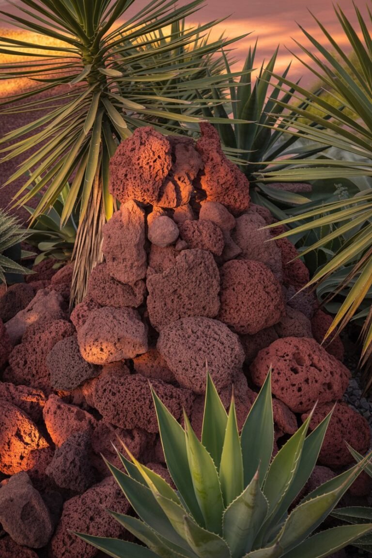 15 Stunning Red Lava Rock Landscaping Ideas for a Vibrant Yard