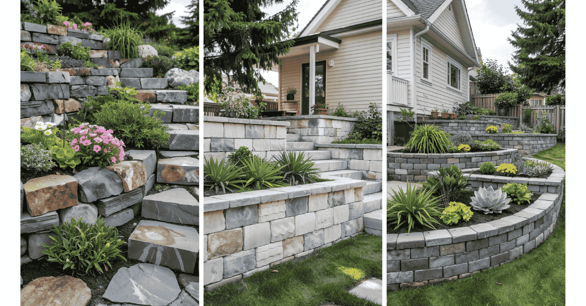 Front Garden Retaining Wall Ideas