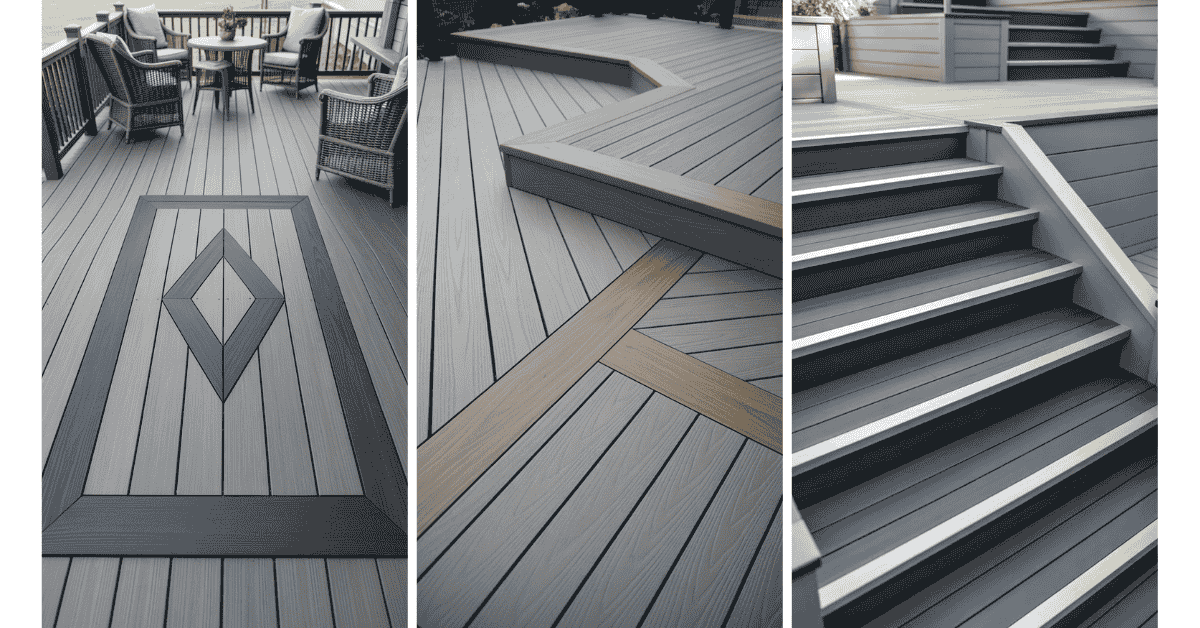 Grey Two Tone Deck Ideas