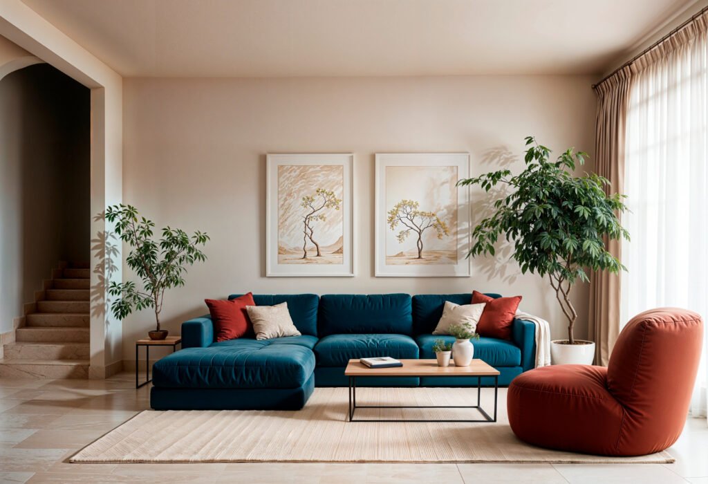 How to Fill Empty Space in Living Room