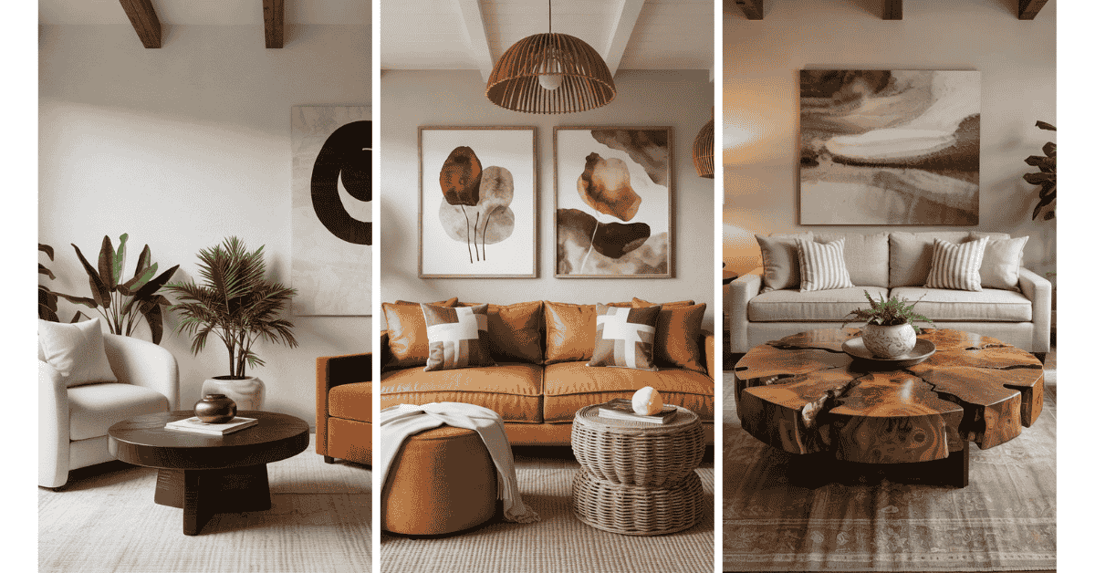 Organic Modern Living Room Ideas