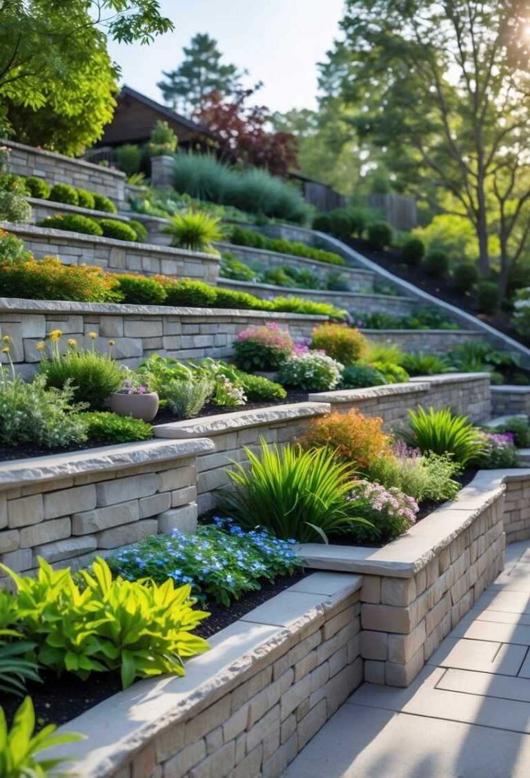 18 Garden Ideas for Sloping Backyards to Maximize Space and Style