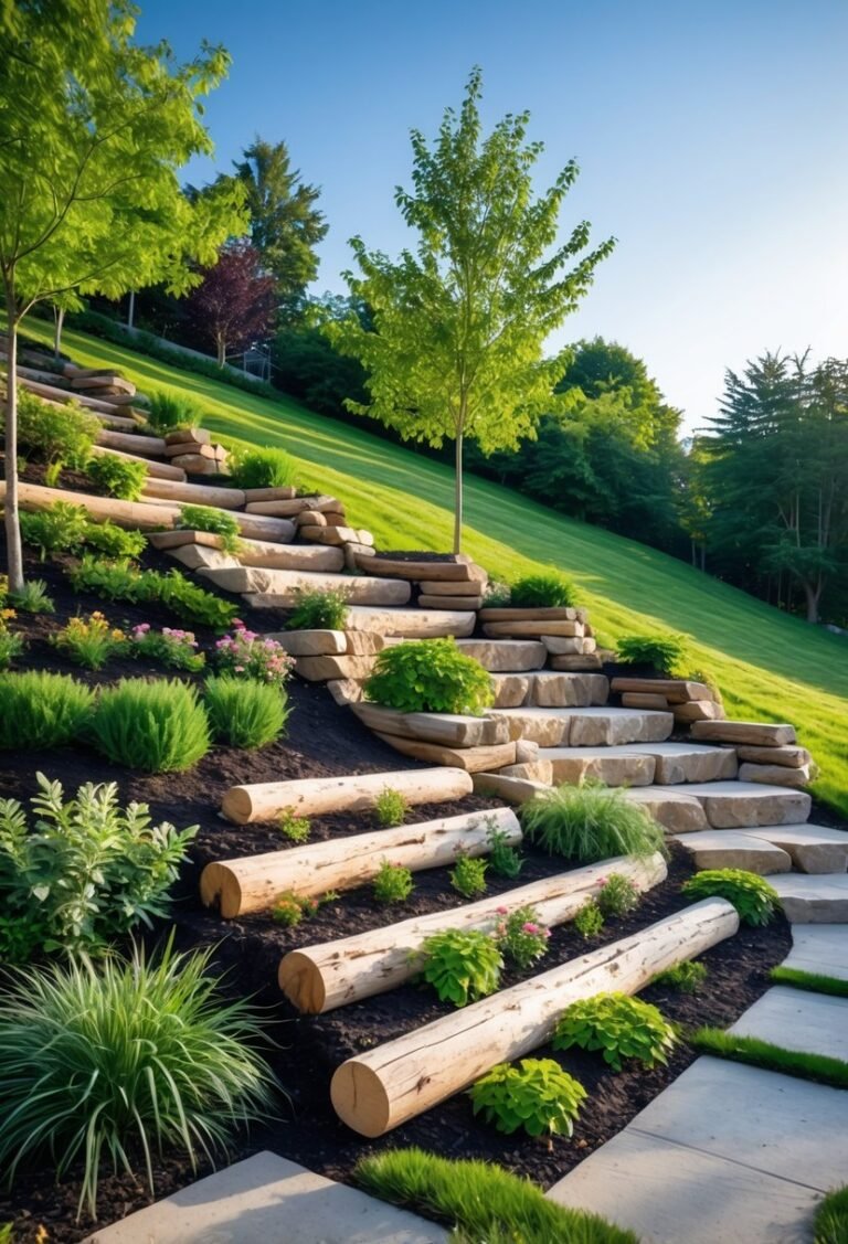 18 Garden Ideas for Sloping Backyards to Maximize Space and Style