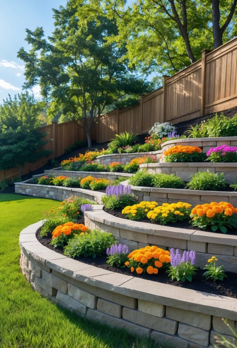 18 Garden Ideas for Sloping Backyards to Maximize Space and Style