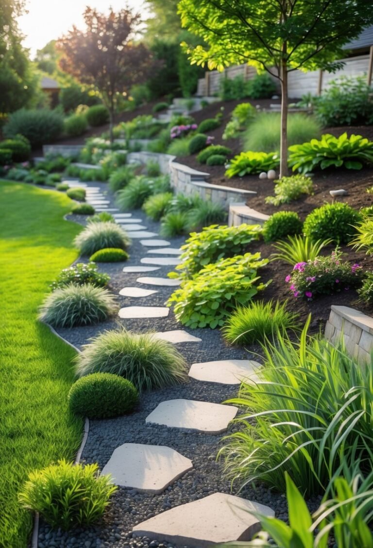 18 Garden Ideas for Sloping Backyards to Maximize Space and Style
