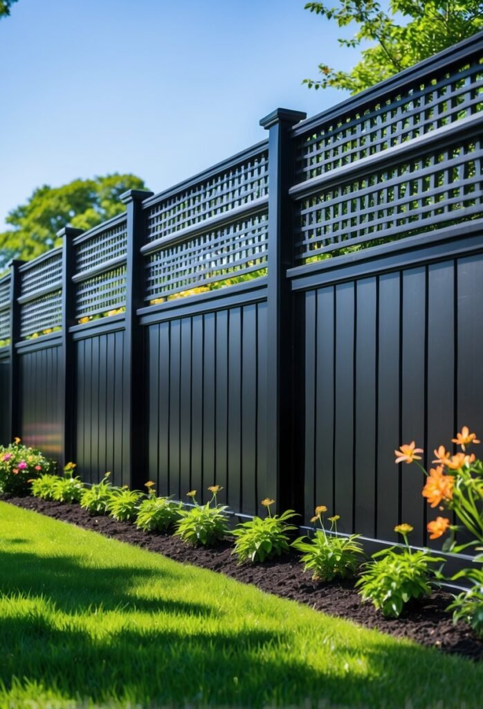 15 Black Fence Ideas To Enhance Your Outdoor Space
