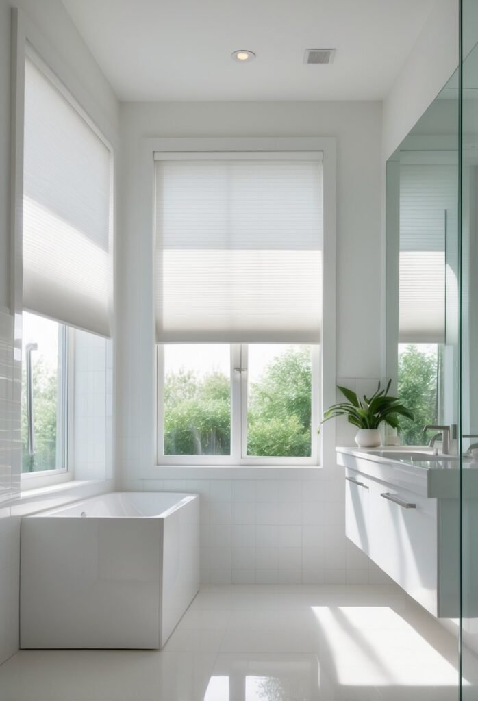 16 Bathroom Blinds Ideas for Stylish and Functional Window Treatments