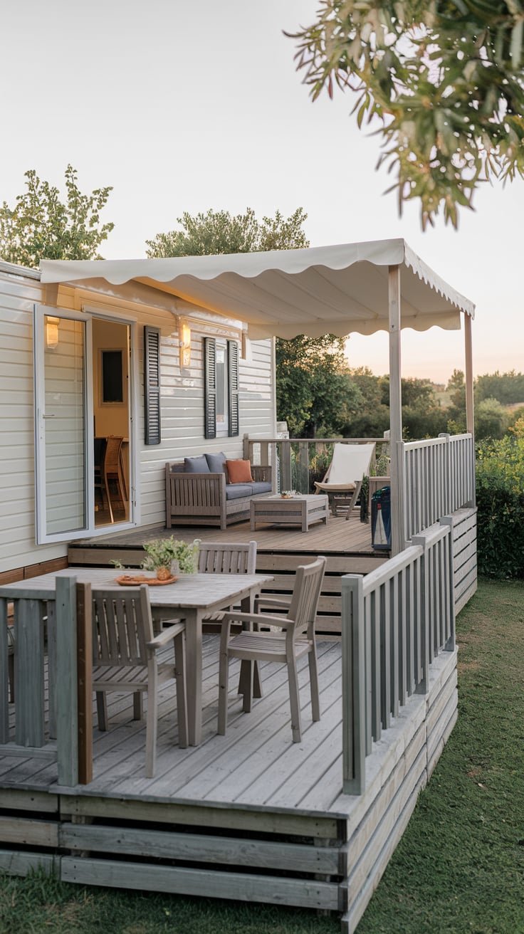 16 Inspiring Mobile Home Deck Ideas to Transform Your Outdoor Space